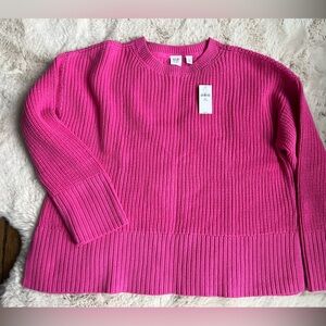 Gap. Girls XXL (14-16) hot pink sweater. NWT.